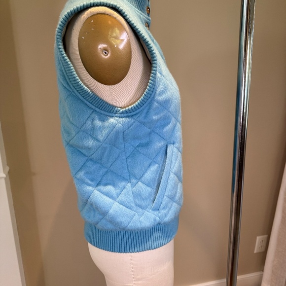 Vintage Loro Piana 100% Cashmere Vest, Size Large - Picture 3 of 13